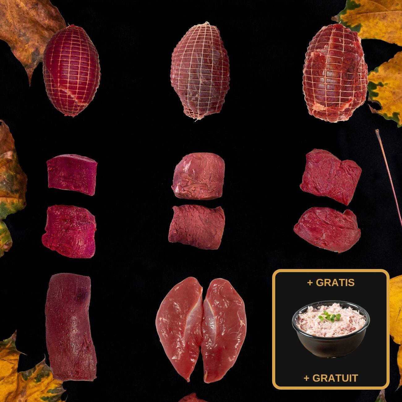 Paquet de gibier premium cerf - chevreuil - sanglier
